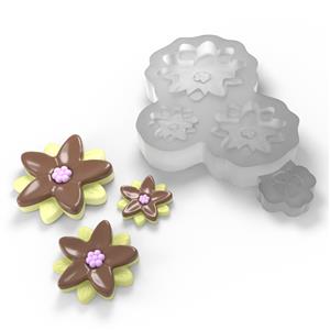 Silicone form - Flowers trio