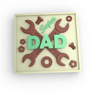 Silicone mold - Father`s day 2